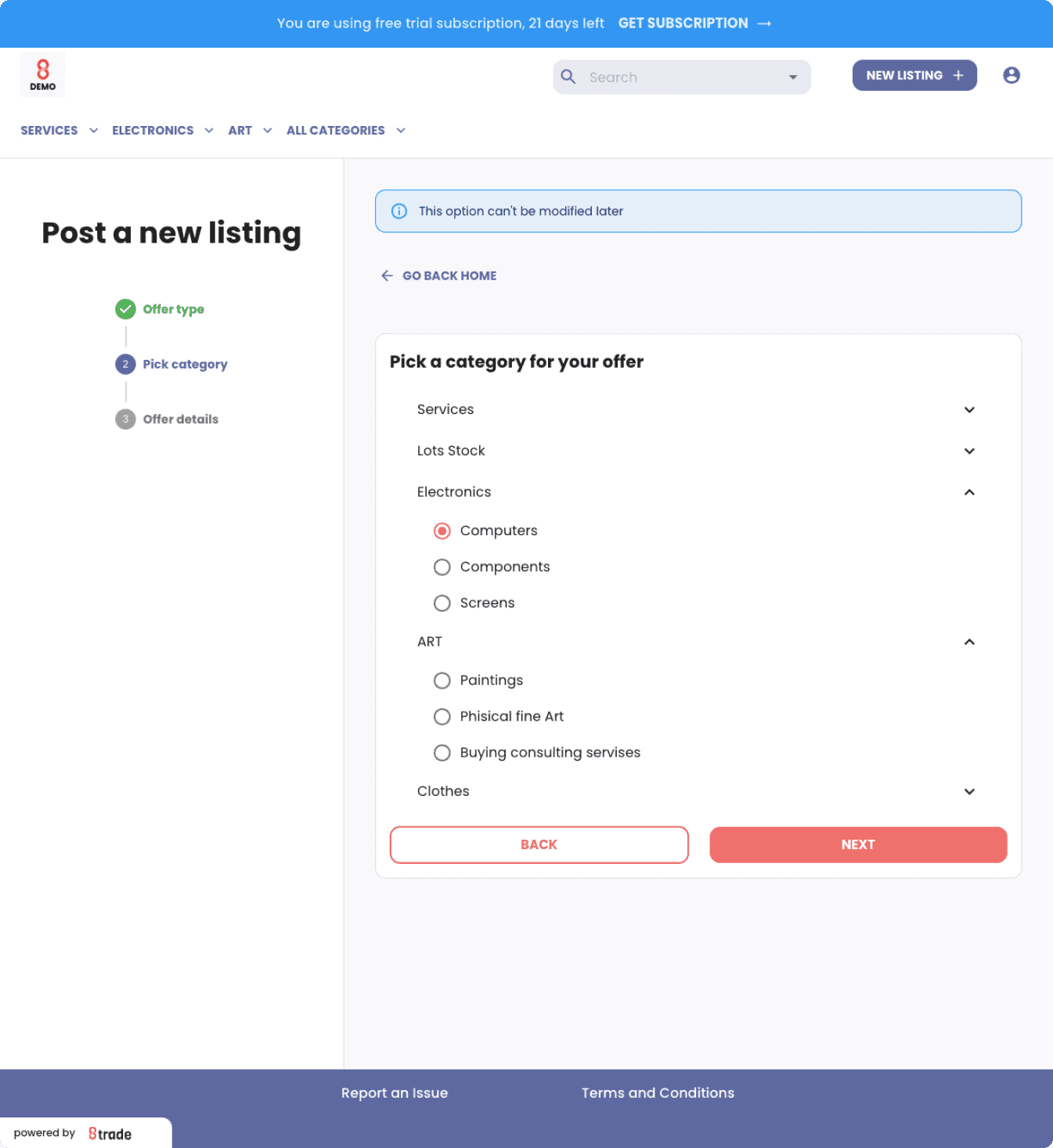 High-fidelity wireframes